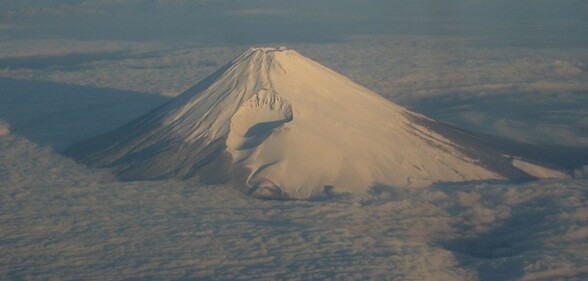 Mount Fuji from above